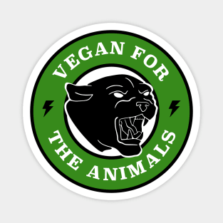 Vegan For The Animals Magnet