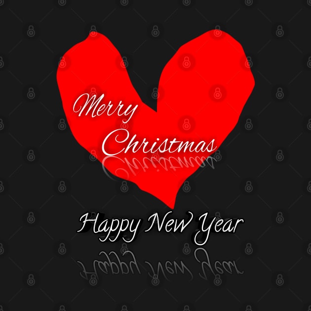 merry christmas happy new year by Ghani Store