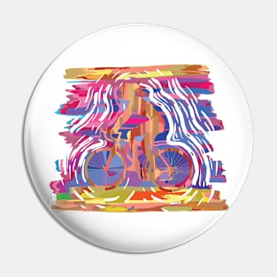 Vintage Mountain Bike Decor Gift for Women Pin