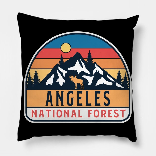 Angeles National Forest Pillow by Tonibhardwaj