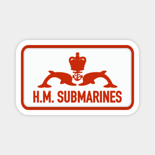 H.M. Submarines Patch Magnet