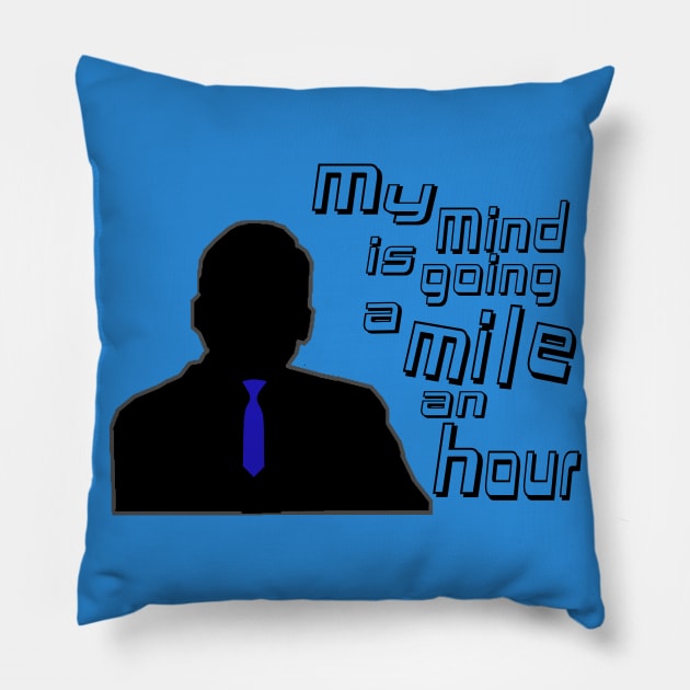 Micheal Scott Speed Pillow by Jay103