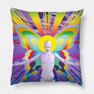 Robot Resurrection Pillow