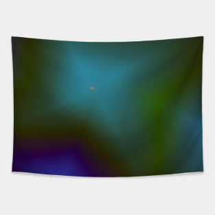 blue green black abstract texture Tapestry