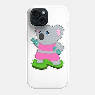 Koala Fitness Dumbbell Phone Case