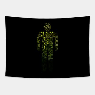 Lights Man (3) Tapestry