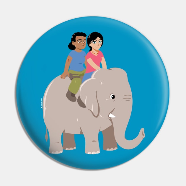 Elephant Ride Pin by wloem