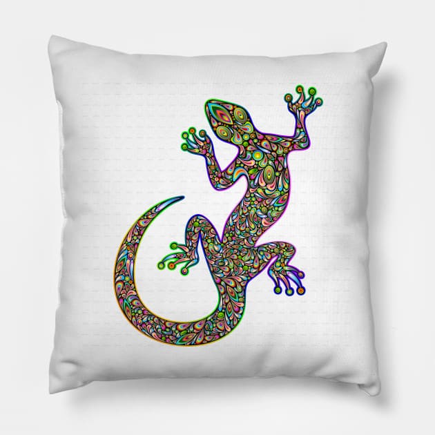 Gecko Pillow by lateee