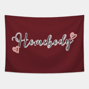 Homebody Love Script cursive handwriting typography Tapestry