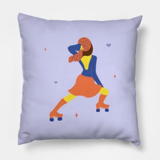 Roller Girl Pillow