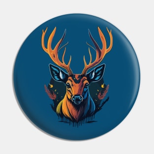 Deer Portrait Pin