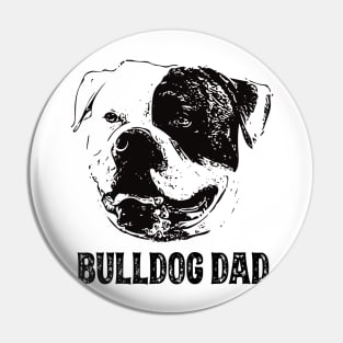 American Bulldog Dad Pin