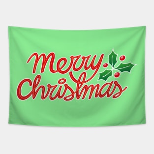 Merry Christmas to all of you lettering Tapestry