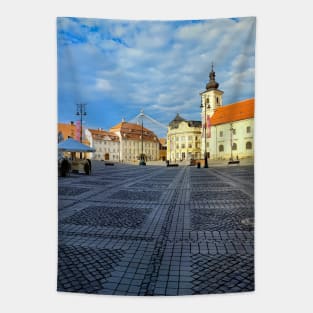 Old Town Sibiu Transylvania Tapestry