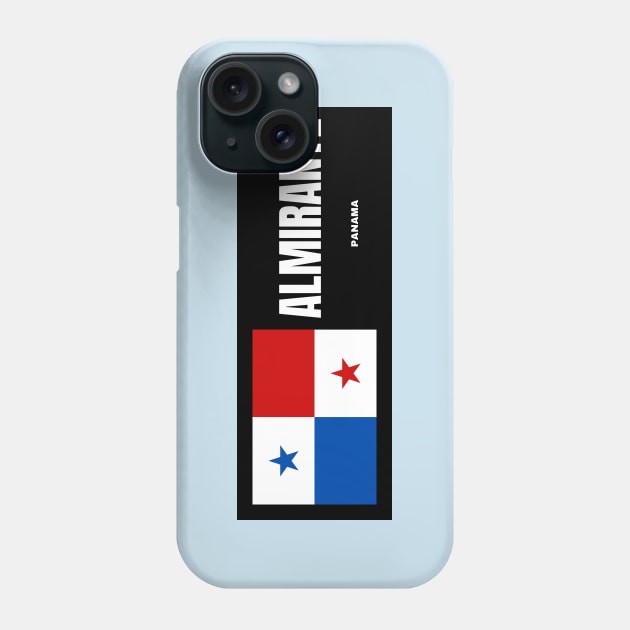 Almirante City with Panama Flag Phone Case by aybe7elf