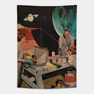 Galactic Getaway, Family Campout Tapestry