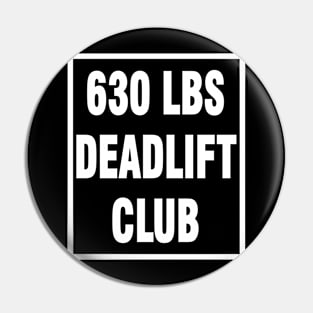 deadlift 630 lbs Pin