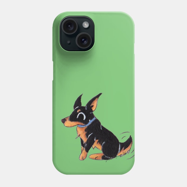 Dobie Phone Case by KristenOKeefeArt