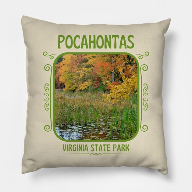 Pocahontas State Park Pillow by soulfulprintss8