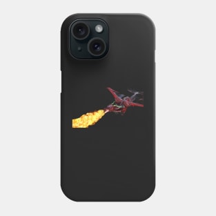 Red Fire Breathing Dragon Phone Case