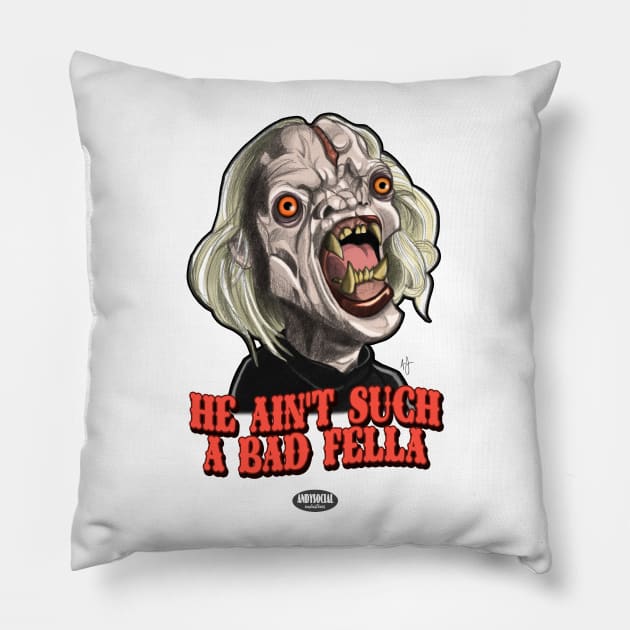 Gunther Straker Pillow by AndysocialIndustries