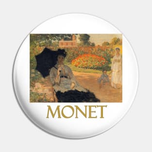 Camille Monet in the Garden (1873) by Claude Monet Pin