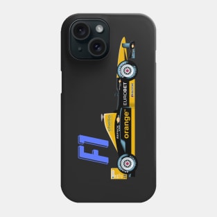 Orange F1 Phone Case