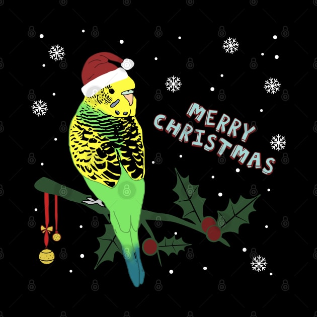 merry christmas - budgie doodle by FandomizedRose