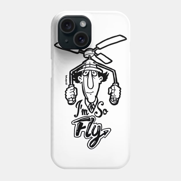 Inspector Gadget I'm So Fly Phone Case by sketchnkustom