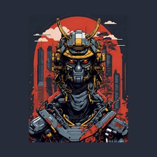 robot ninja streetwear t-shirt design T-Shirt