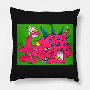 Punkrocktopus Print Pillow