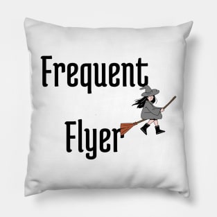 FREQUENT FLYER FUNNY HALLOWEEN Pillow