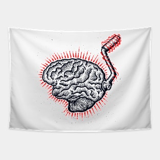 Brain Moto Tapestry