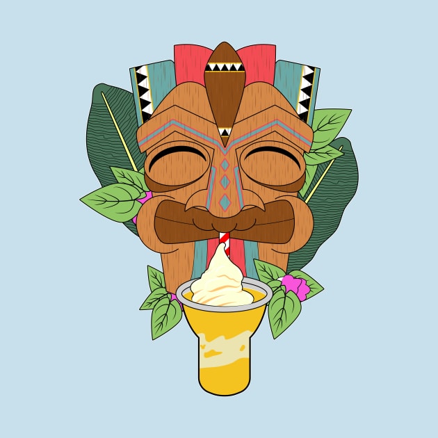 Tiki Totem Pineapple Whip Sip - No Text Variant by Camex Designs