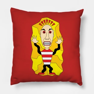 Angry Man Pillow