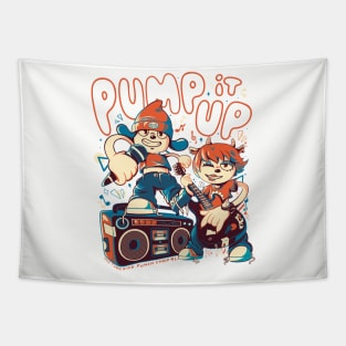 Pump It Up - Retro Game Geek Gift Tapestry