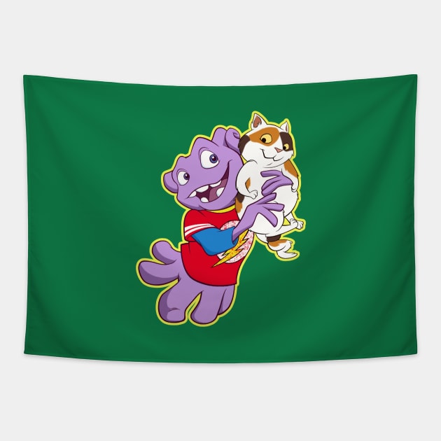 Soft Kitty Home Kitty Tapestry by RangerRob