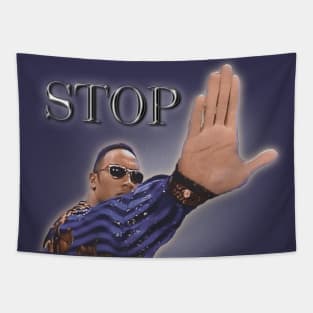 The Rock Stop Meme Eyebrow Meme Tapestry