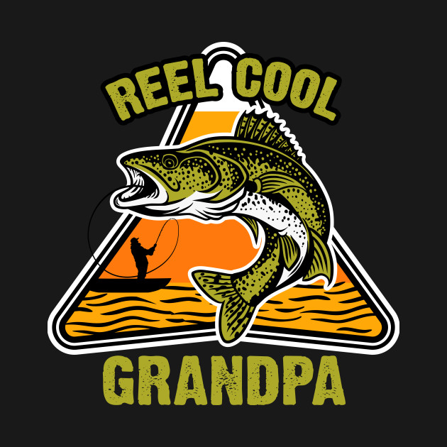 Disover Reel Cool Grandpa - Reel Cool Grandpa - T-Shirt