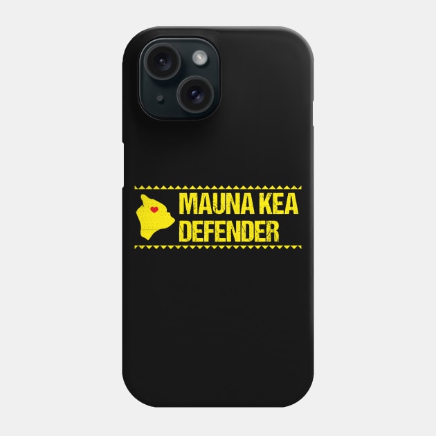 Ku Kiai Mauna - Mauna Kea Defender Phone Case by WildZeal