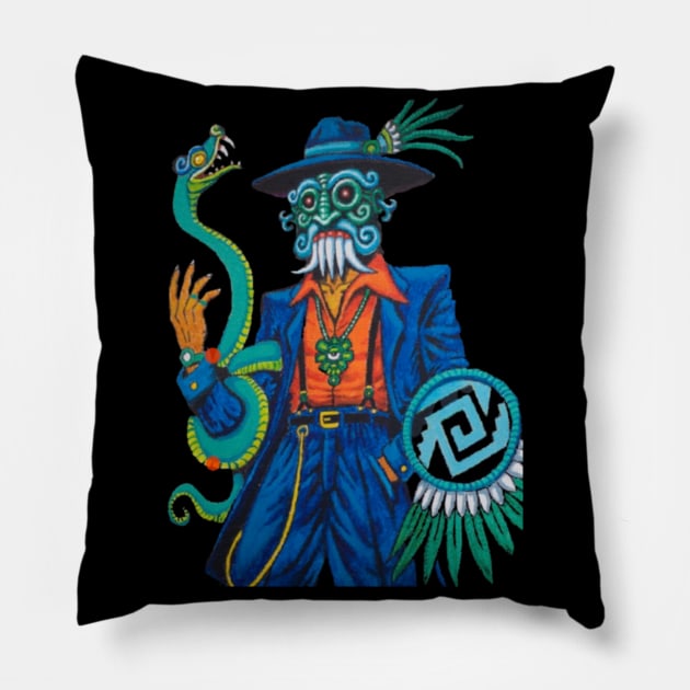 Aztec Pachuco Pillow by ArtRooTs