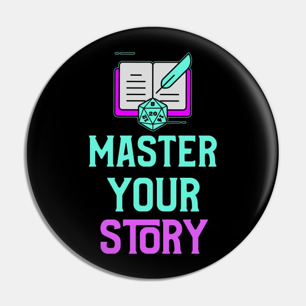 Fantasy Inspired: DM-Master your story Pin by JustJoshDesigns