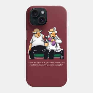 Funny Spectickles Blood Pressure Medical Cartoon Humor Phone Case