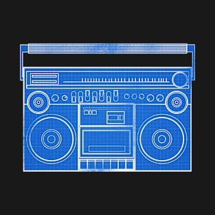 BoomBox blueprint T-Shirt