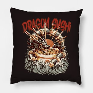 dragon sushi ramen Pillow