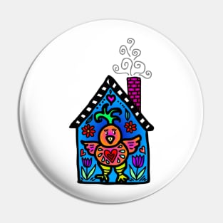 Little Bird House Pin