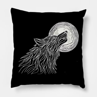 Howl at the moon Pillow