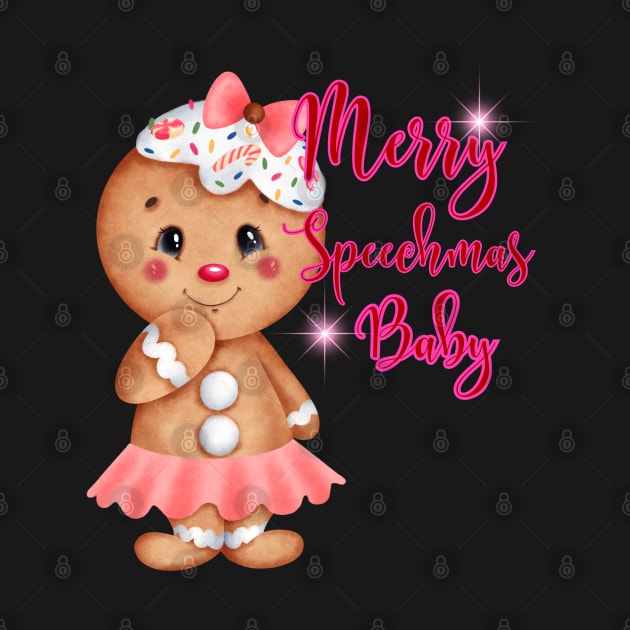 Merry Speechmas, speech therapy, speech language pathology by Daisy Blue Designs