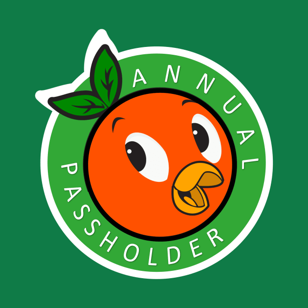 Orange Bird Annual Passholder by EnchantedTikiTees