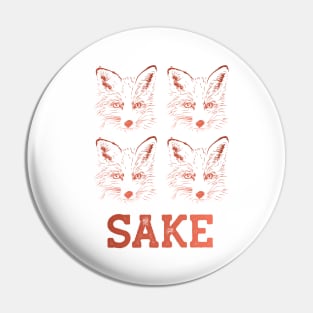 Four Fox Sake II Pin